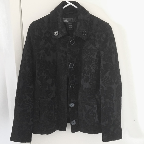 NWOT French Dressing (FDJ) -Damask Jacquard Jacket - Picture 1 of 3
